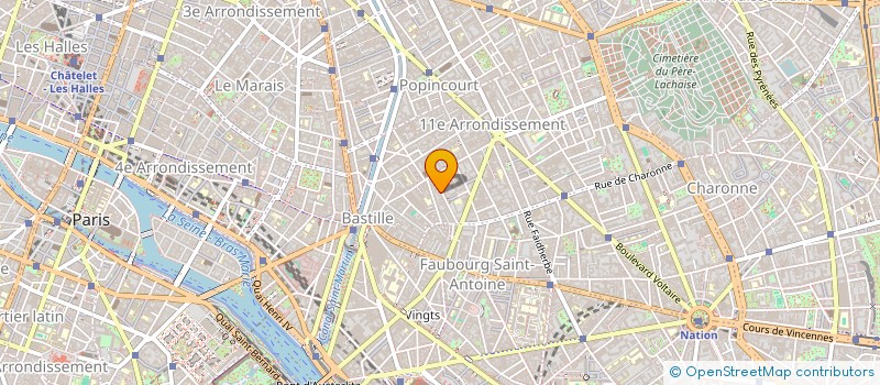 localisation de l'entreprise L.3.M.  PARIS