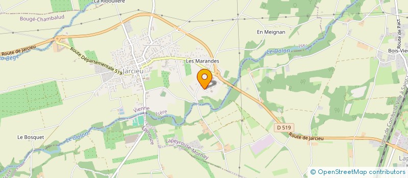 localisation de l'entreprise L 3 M  JARCIEU