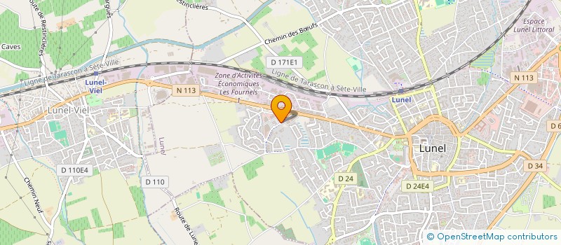 localisation de l'entreprise L 3 M LUNEL à LUNEL