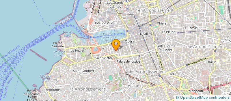 localisation de l'entreprise L 3 M VALENCE à MARSEILLE