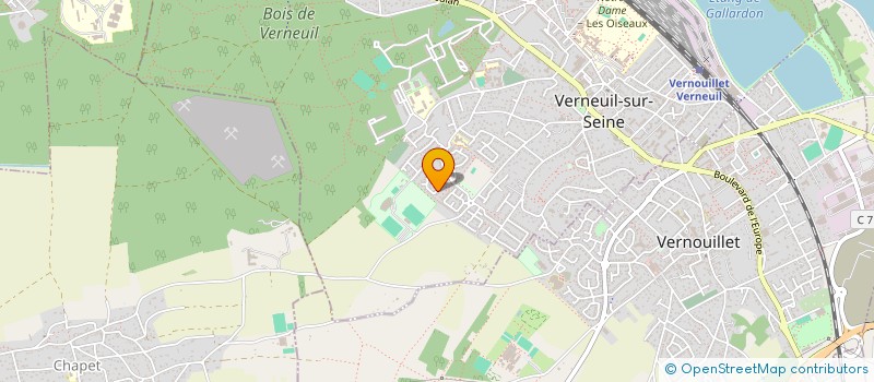 localisation de l'entreprise L 78  VERNEUIL-SUR-SEINE