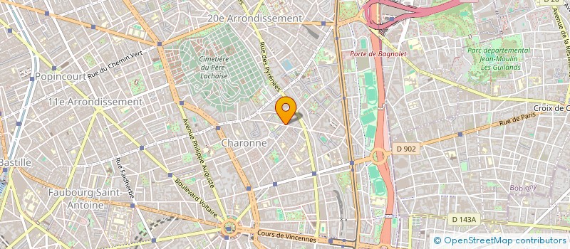 localisation de l'entreprise L  PARIS