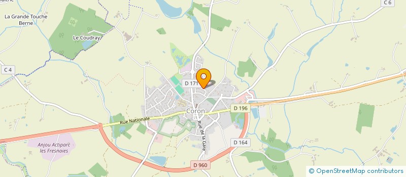 localisation de l'entreprise L&A.2701  CORON