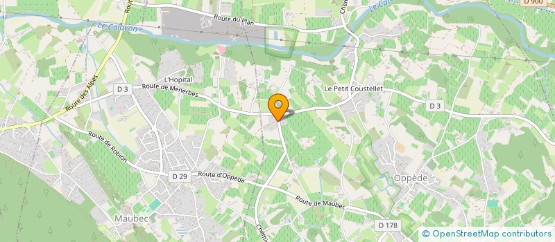 localisation de l'entreprise L.A.3.M  OPPEDE