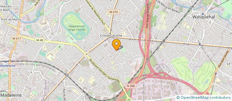 localisation de l'entreprise L.A à MARCQ-EN-BARUL
