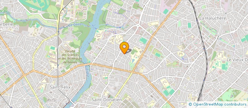 localisation de l'entreprise L.A.  NANTES
