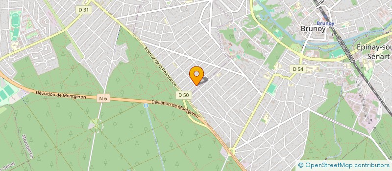 localisation de l'entreprise L.A.  YERRES