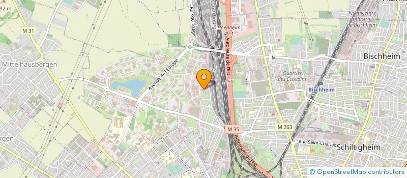 localisation de l'entreprise L & A  SCHILTIGHEIM