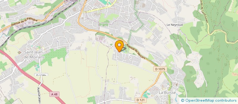 localisation de l'entreprise L&A  LA BUISSE