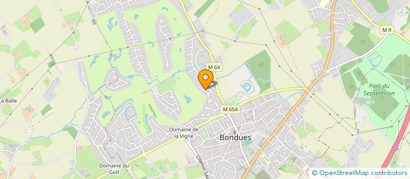 localisation de l'entreprise L.A.  BONDUES