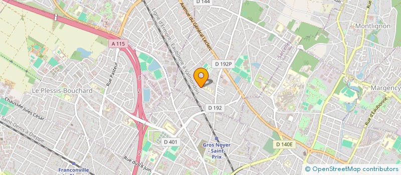 localisation de l'entreprise L.A.AFONSECA à SAINT-PRIX
