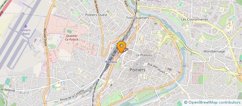 localisation de l'entreprise L'A. AGENCE CULTURELLE NOUVELLE-AQUITAINE à POITIERS