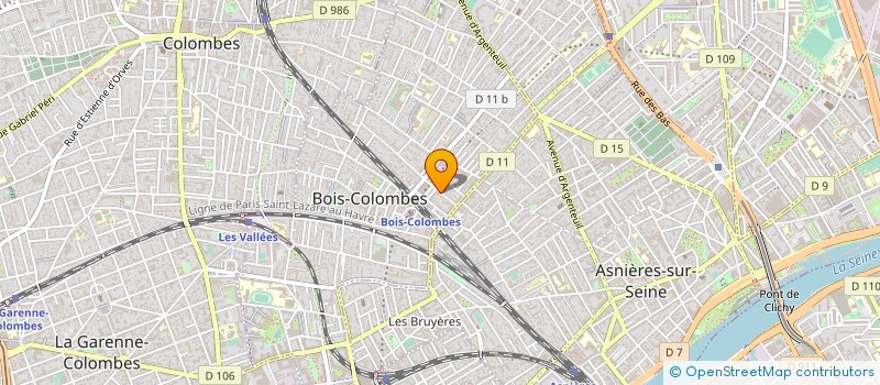 localisation de l'entreprise L.A AND COMPANY à BOIS-COLOMBES