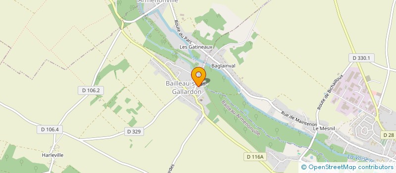 localisation de l'entreprise L.A AUDIT ET CONSEILS à BAILLEAU-ARMENONVILLE