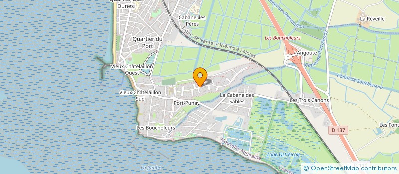 localisation de l'entreprise L.A.B  LEUCATE