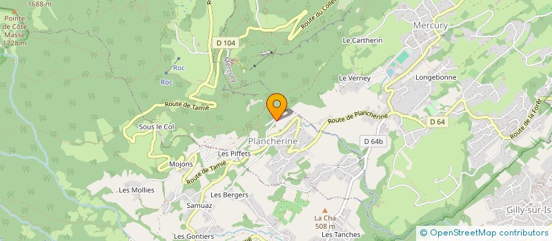 localisation de l'entreprise L'A-B-C  PLANCHERINE