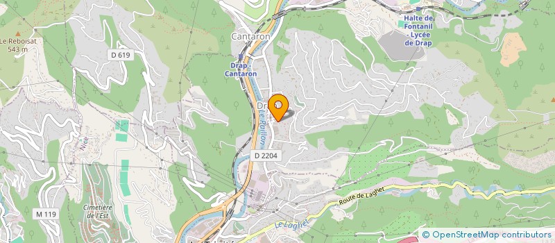 localisation de l'entreprise L.A.B.RIS  CANTARON