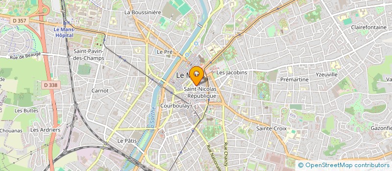 localisation de l'entreprise L.A. BEAUTE à LE MANS
