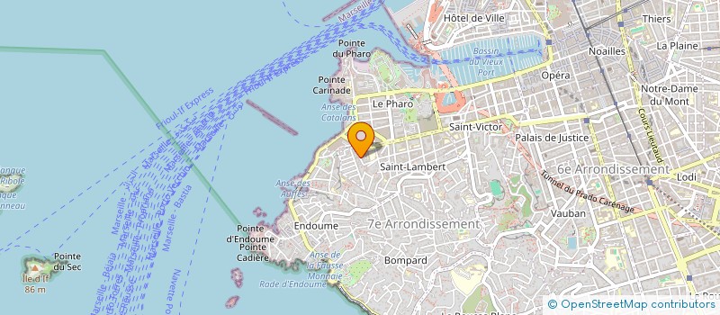 localisation de l'entreprise L.A BEAUTE à MARSEILLE