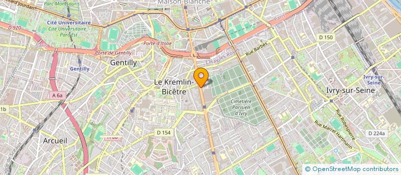 localisation de l'entreprise L & A BEAUTY à LE KREMLIN-BICETRE