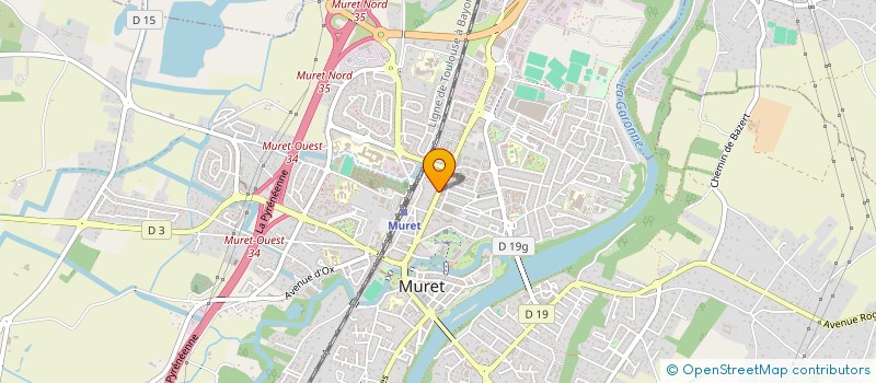 localisation de l'entreprise L'A.BOREALE PRO  MURET