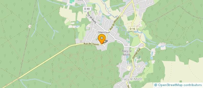 localisation de l'entreprise L&A BOULANGE 60  LIEUVILLERS