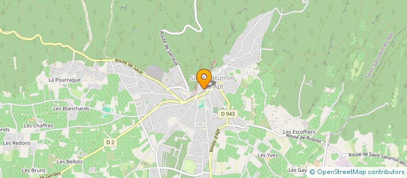 localisation de l'entreprise L.A. BOULANGERIE DESLEE à SAINT-SATURNIN-LES-APT