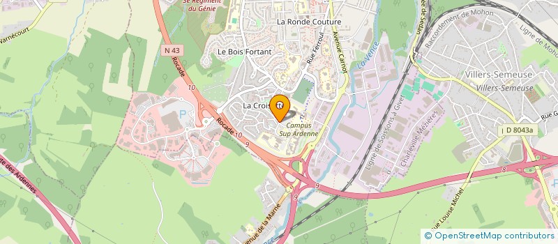 localisation de l'entreprise L.A.BUROTIC SARL à CHARLEVILLE-MEZIERES