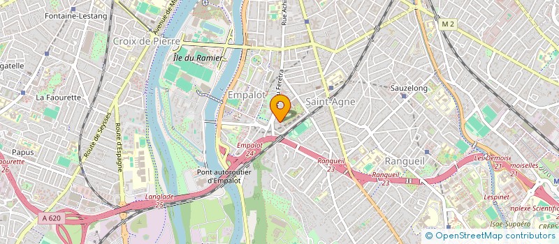 localisation de l'entreprise L & A BUSINESS  TOULOUSE