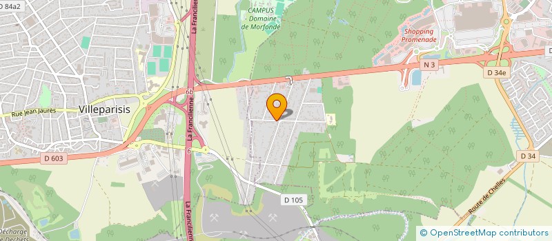 localisation de l'entreprise L.A.C.A.  CLAYE-SOUILLY