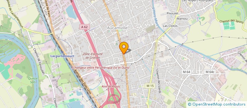 localisation de l'entreprise L.A.C.C. à TOULOUSE