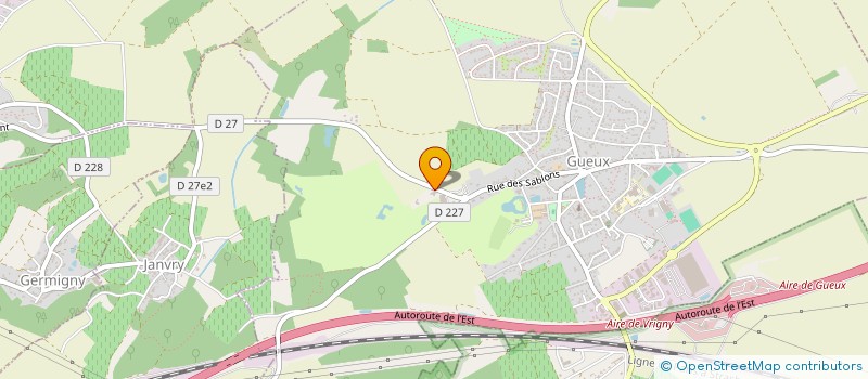 localisation de l'entreprise L.A.C.S. DE TIGNES  GUEUX