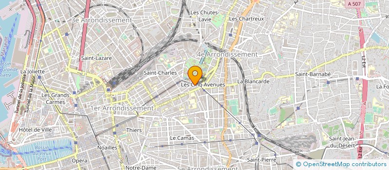 localisation de l'entreprise L A CANE BIERE à MARSEILLE