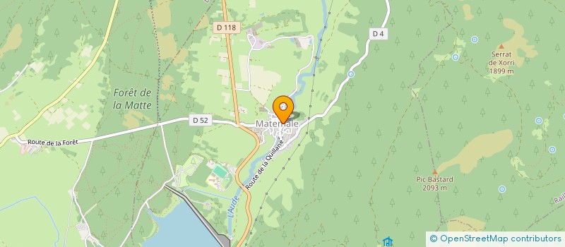 localisation de l'entreprise L.A CHARPENTE  MATEMALE