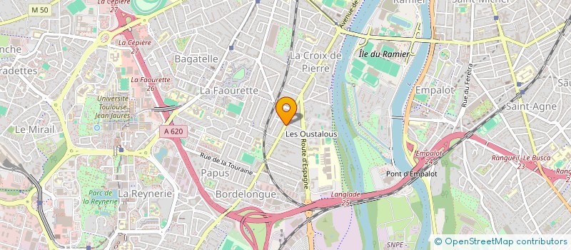 localisation de l'entreprise L.A.CLIM.FRIGORISTE à TOULOUSE