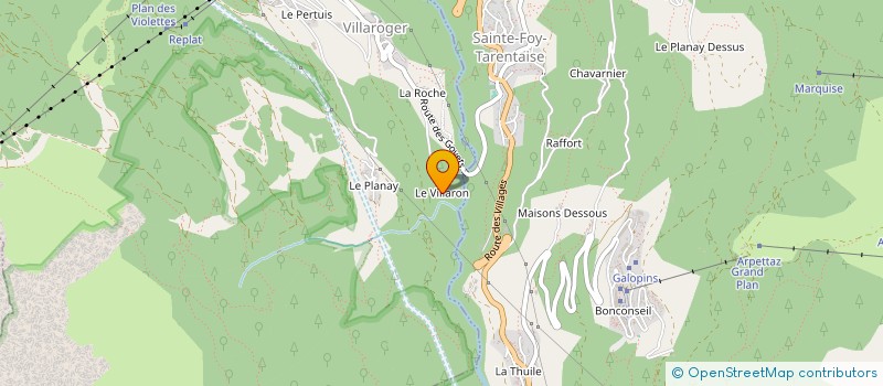 localisation de l'entreprise L'A COEUR  SAINTE-FOY-TARENTAISE