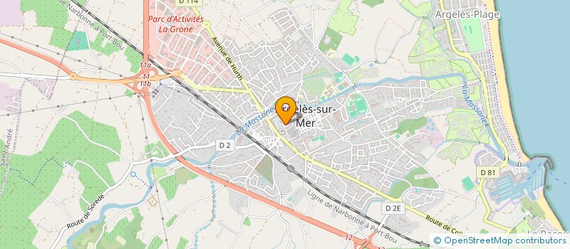 localisation de l'entreprise L&A COIFFURE CONCEPT  ARGELES-SUR-MER