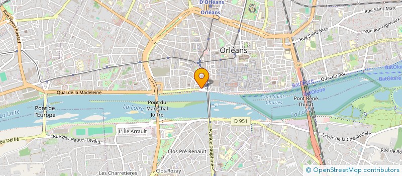 localisation de l'entreprise L & A COMPANY à ORLEANS
