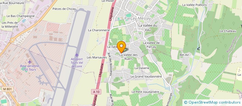 localisation de l'entreprise L.A. CONCEPT  PARCAY-MESLAY