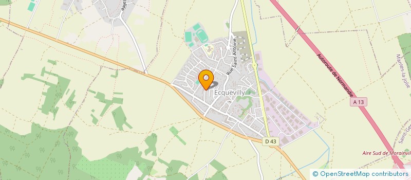 localisation de l'entreprise L.A. CONSULTANT  ECQUEVILLY