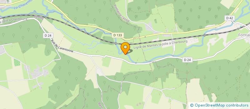 localisation de l'entreprise L&A D'ESPEREY SCI  BERNAY