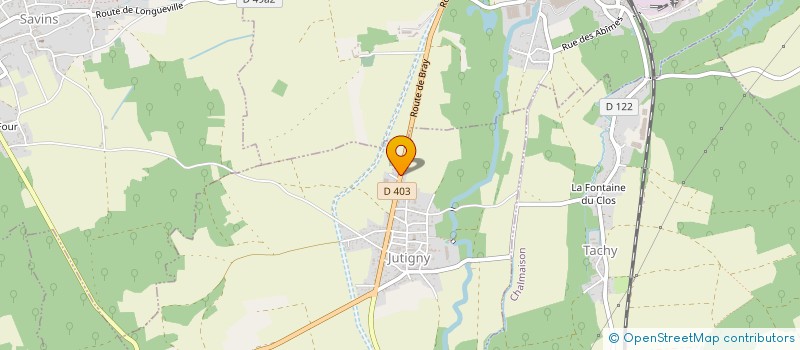 localisation de l'entreprise L.A.D.RENOV  JUTIGNY