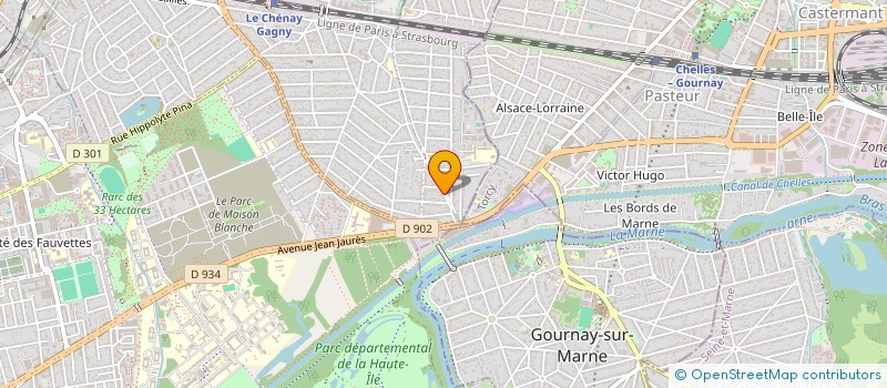 localisation de l'entreprise L.A.D.S  GAGNY