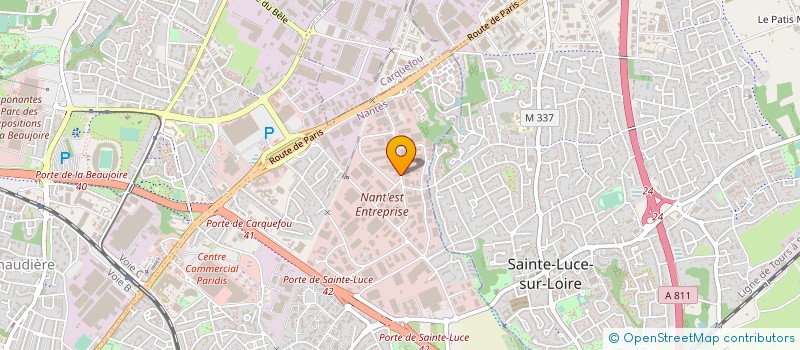 localisation de l'entreprise L A DISTRIBUTION  NANTES