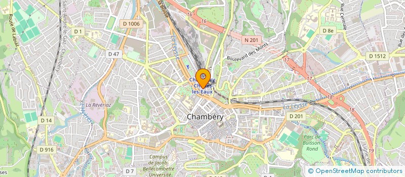 localisation de l'entreprise L&A DISTRIBUTION à CHAMBERY