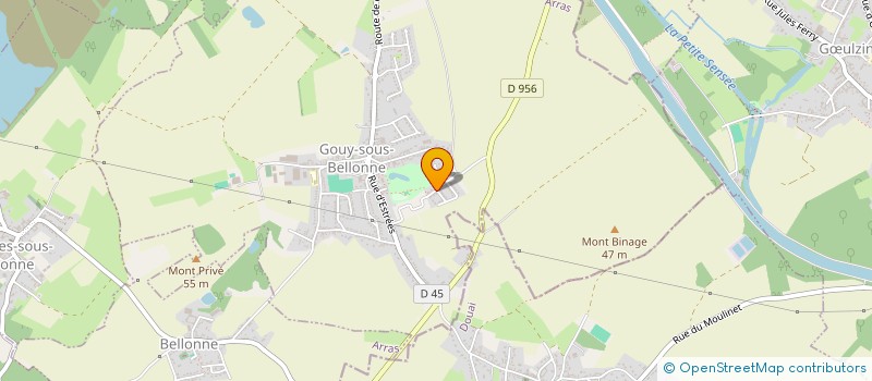 localisation de l'entreprise L&A DU MOULIN  GOUY-SOUS-BELLONNE