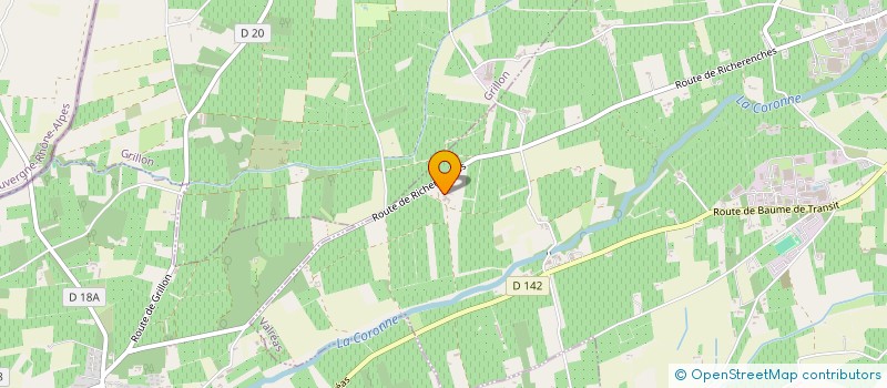localisation de l'entreprise L&A ENTREPRISES à VALREAS