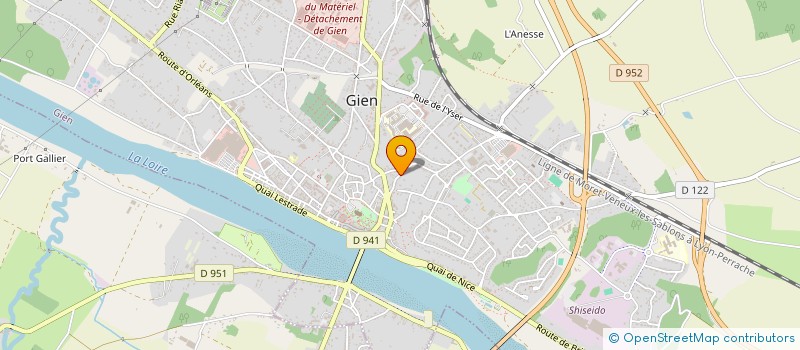 localisation de l'entreprise L&A ESTHETICA FORMATION à GIEN