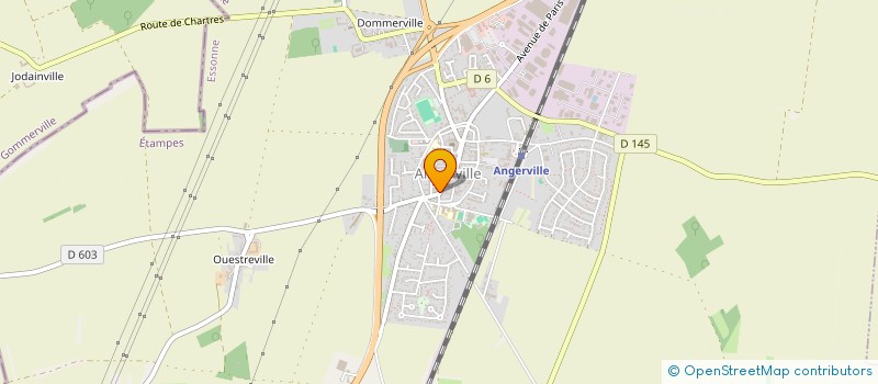 localisation de l'entreprise L'A.F.R.  ANGERVILLE