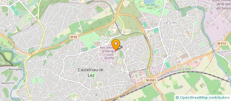 localisation de l'entreprise L.A.H. à CASTELNAU-LE-LEZ